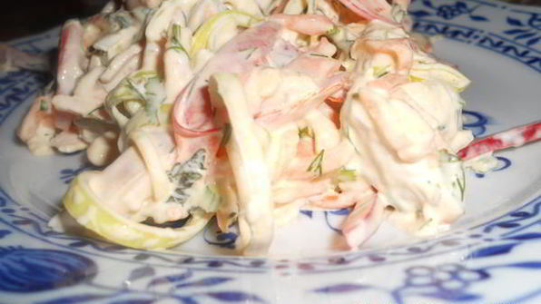 салат куриный