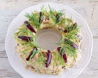 Салат Леший с курицей