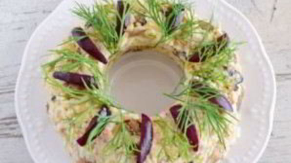 салат леший с курицей