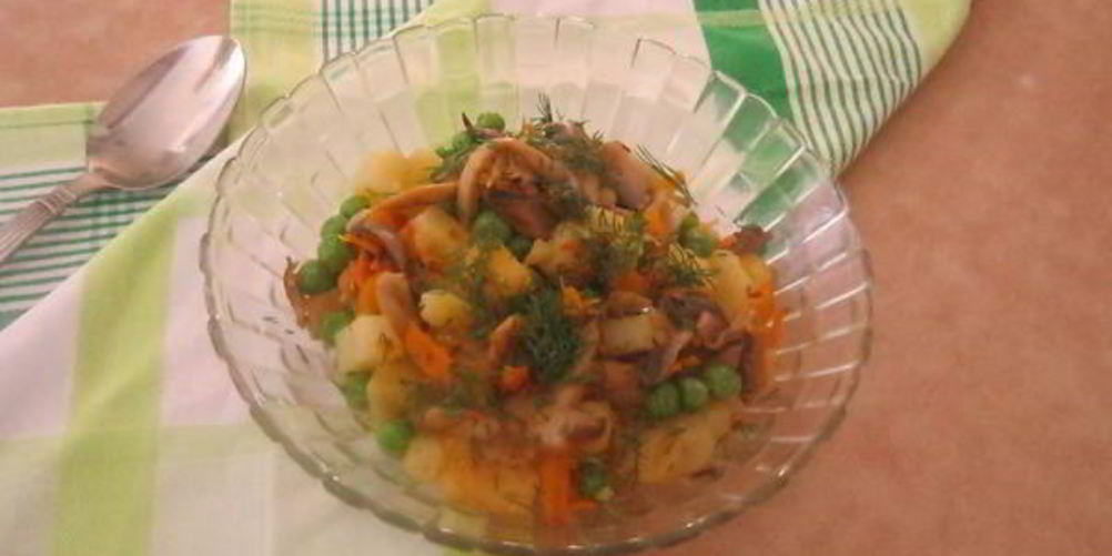 Рецепт салата лесная опушка