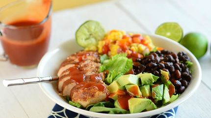 Салат мексиканский с курицей