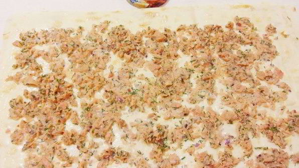 мимоза в лаваше