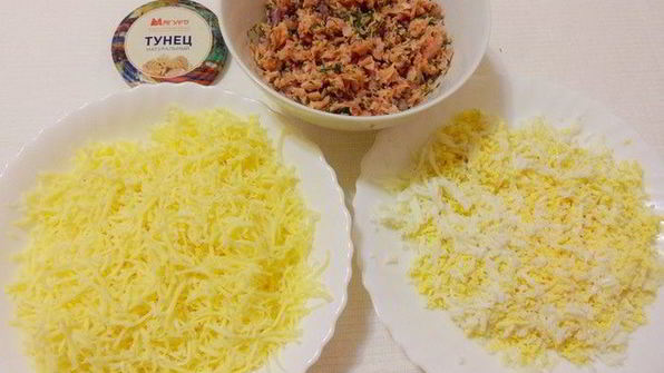 мимоза в лаваше