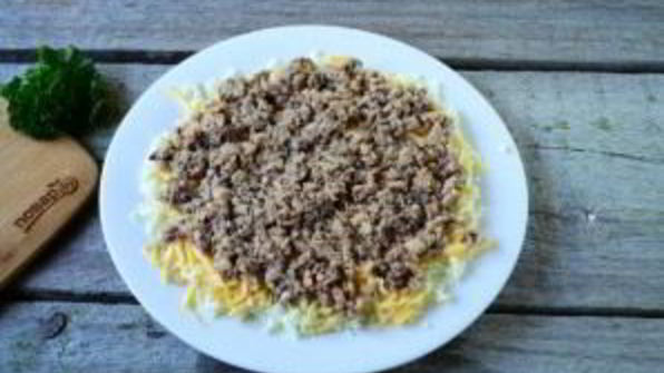 салат мимоза классический слоеный