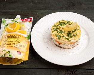 Салат Мимоза оригинальная