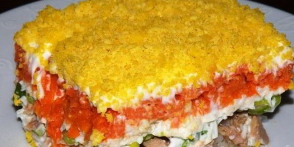 Рецепт салата мимоза с горбушей