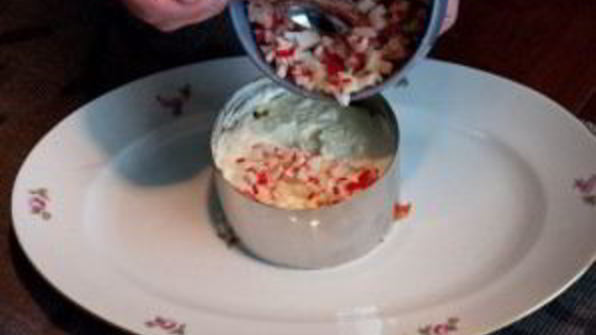 салат мимоза с крабовыми палочками