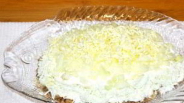 салат мимоза с маслом