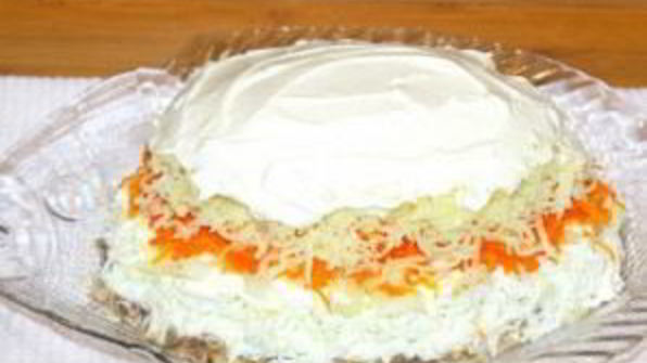 салат мимоза с маслом