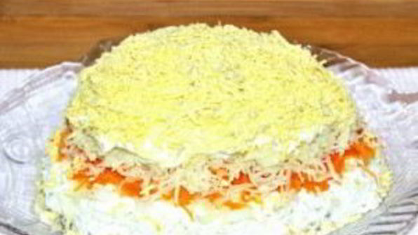 салат мимоза с маслом