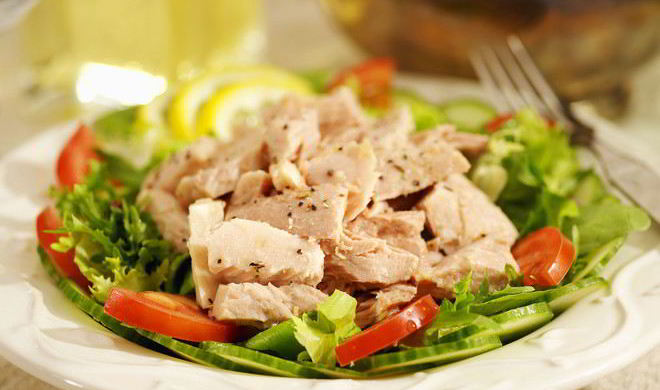 Салат Мимоза с тунцом