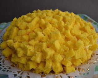 Торт мимоза