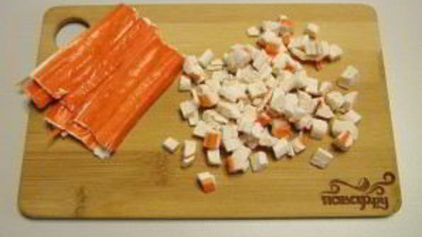 салат морская звезда с крабовыми палочками