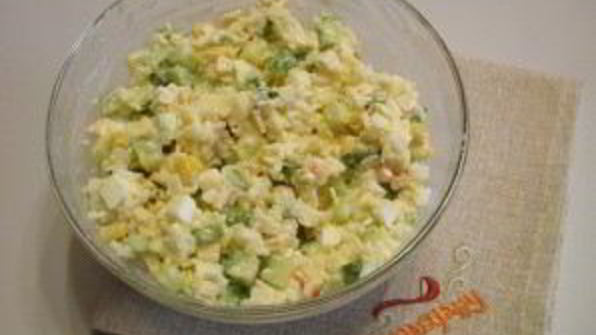 салат морская звезда с крабовыми палочками