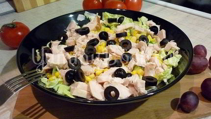 Салат Нежный цвет