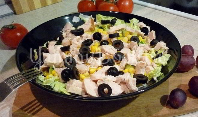 Салат Нежный цвет