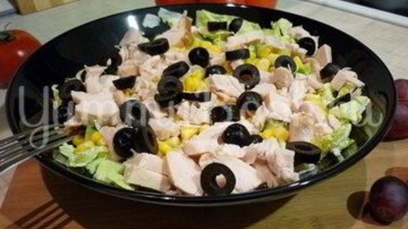 салат нежный цвет