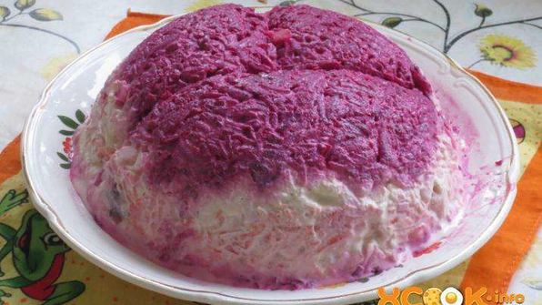 диетическая селедка под шубой