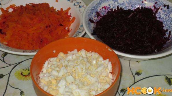 диетическая селедка под шубой