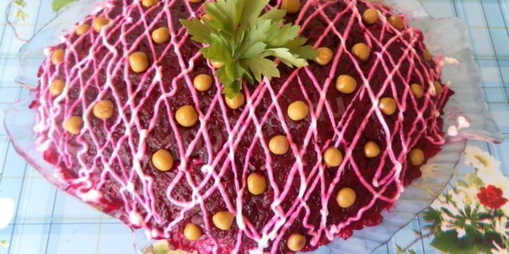 Рецепт классического салата сельдь под шубой с яйцом