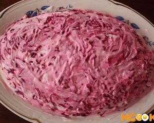 Классический салат Сельдь под шубой