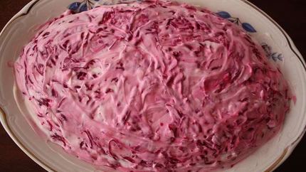 Классический салат Сельдь под шубой