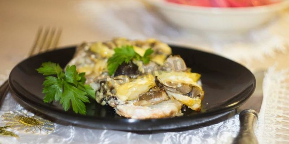 Рецепт куриных грудок филе под шубой в духовке