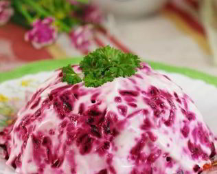 Салат Рыба под шубой