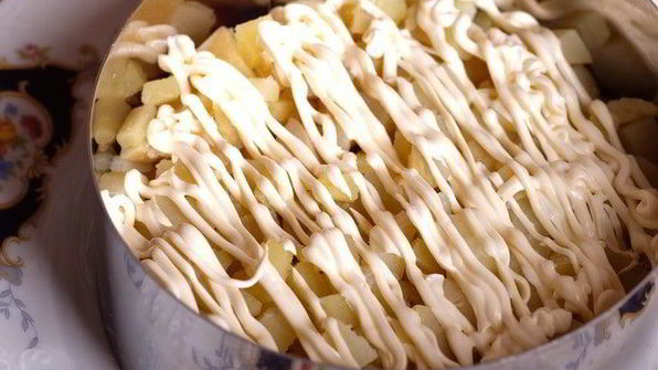 салат-торт селедка под шубой