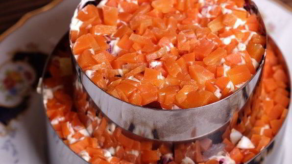 салат-торт селедка под шубой