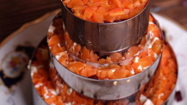 салат-торт селедка под шубой