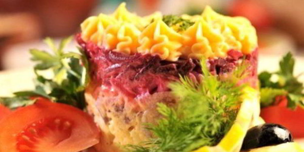 Рецепт сельди под шубой с яблоками