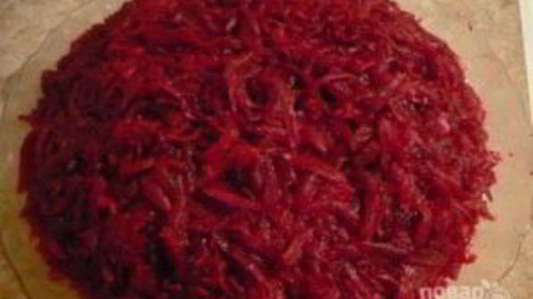 сельдь под шубой с яблоком