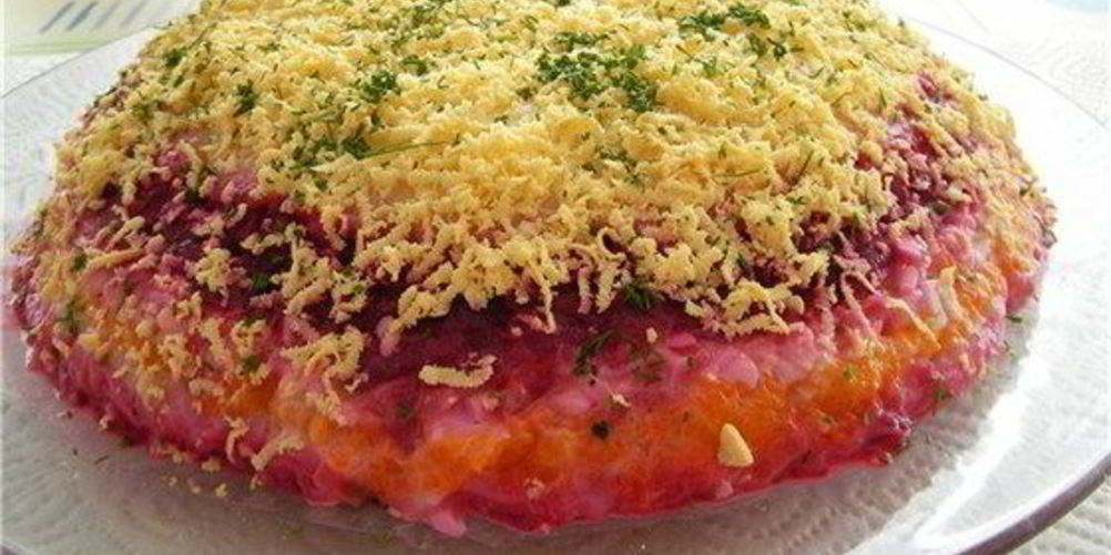 Рецепт сельди под шубой с яйцами