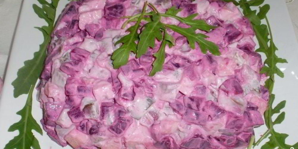 Рецепт селедки под шубой кубиками