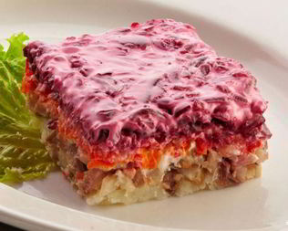 Селедка под шубой Праздничная