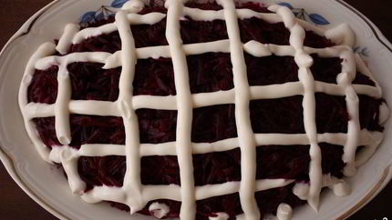 Селедка под шубой с морковью