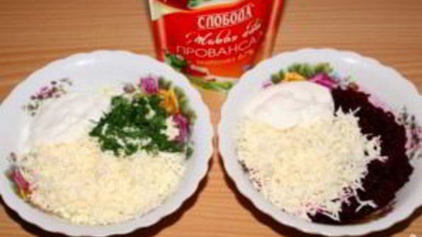 селедка под шубой в батоне