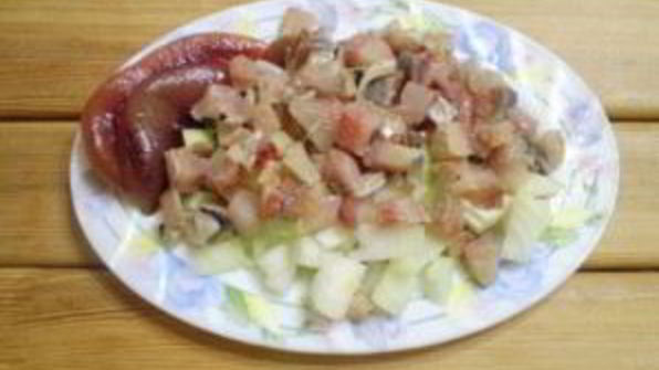 селедка под шубой в виде рулета