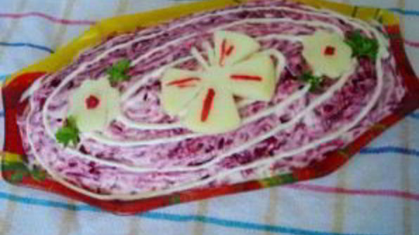 селедка под свекольной шубой