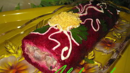 Селедка в рукаве под шубой