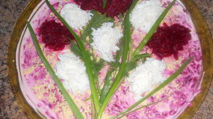 Весенняя селедка под шубой