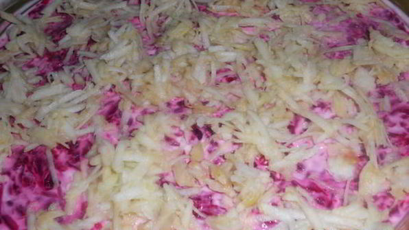 весенняя селедка под шубой