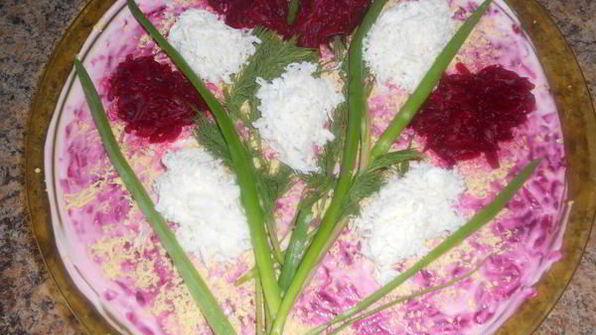 весенняя селедка под шубой