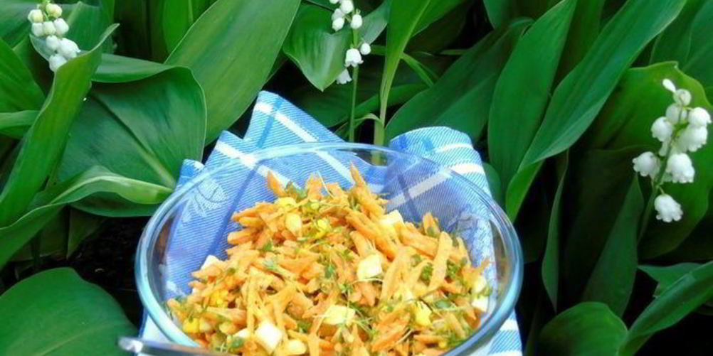 Рецепт салата с кресс-салатом