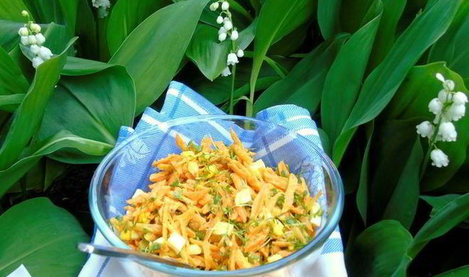 Салат с кресс-салатом