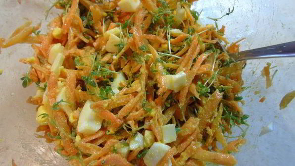 салат с кресс-салатом