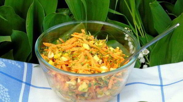 салат с кресс-салатом