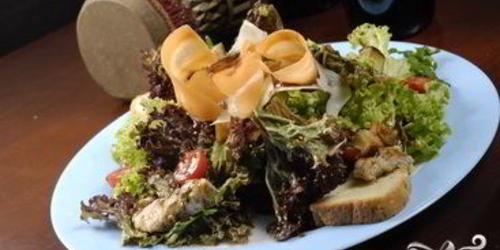 Рецепт салата с жареными баклажанами