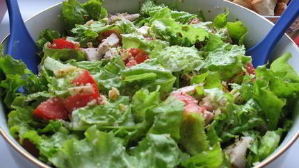 Салат Ореховый Цезарь